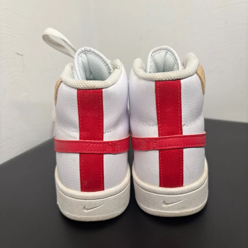 Nike Court Royale 2 Mid Women's Size 8.5 White Pink High Top Sneakers CT1725-104